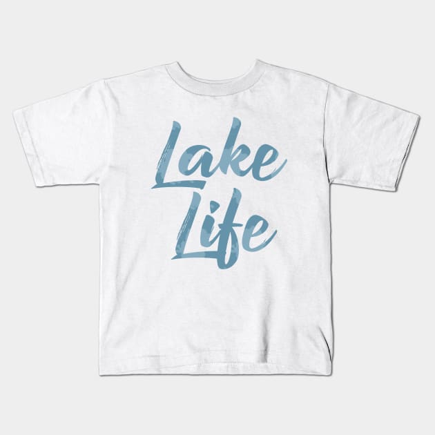 Lake Life Kids T-Shirt by Dale Preston Design